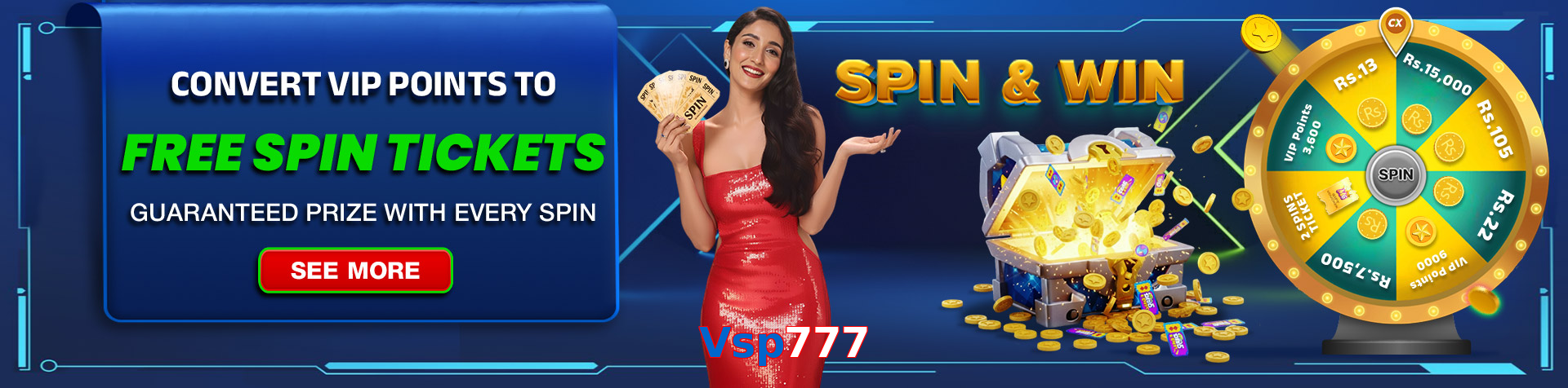 Main screen of Vsp777 pk page for PK players